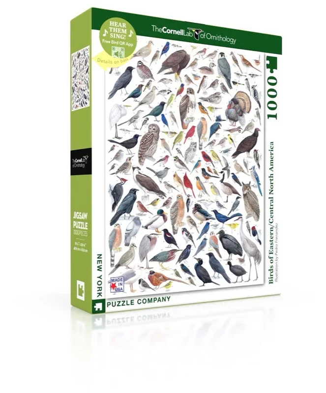 New York Puzzle Company Birds of Eastern/Central North America, 1000 Piece Jigsaw Puzzle