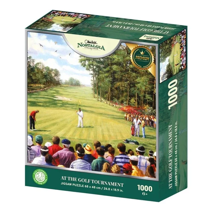Nostalgia Collection: At The Golf Tournament 1000 Piece Jigsaw Puzzle