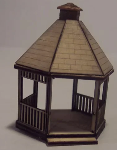 Osborn Model Kits 3081 N Scale Gazebo Kit