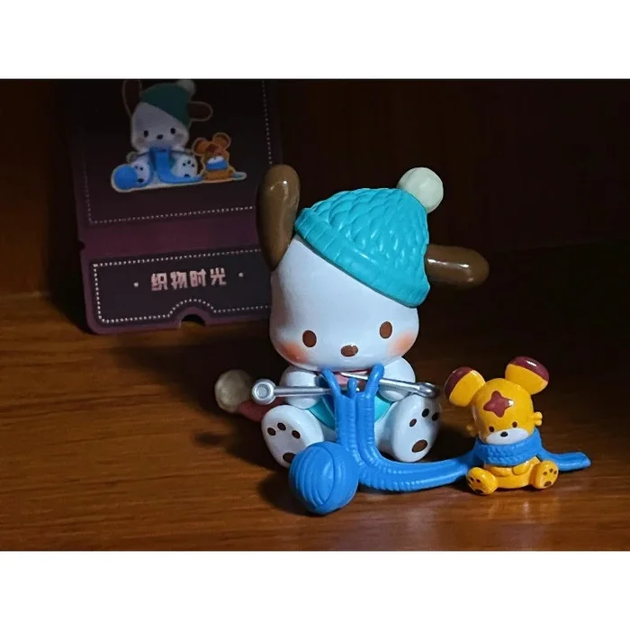 Pochacco Vintage Time Train Series Knitting Time