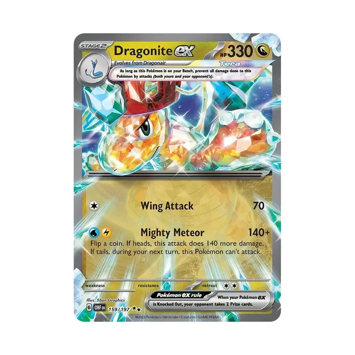POKEMON Dragonite ex – 159/197 – SV03: Obsidian Flames (OBF)