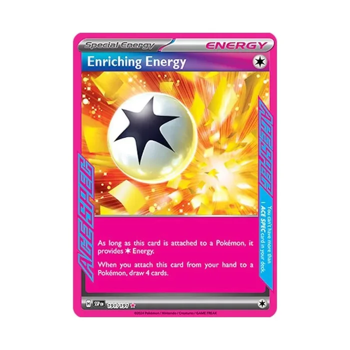 POKEMON Enriching Energy – 191/191 – SV08: Surging Sparks (SSP)