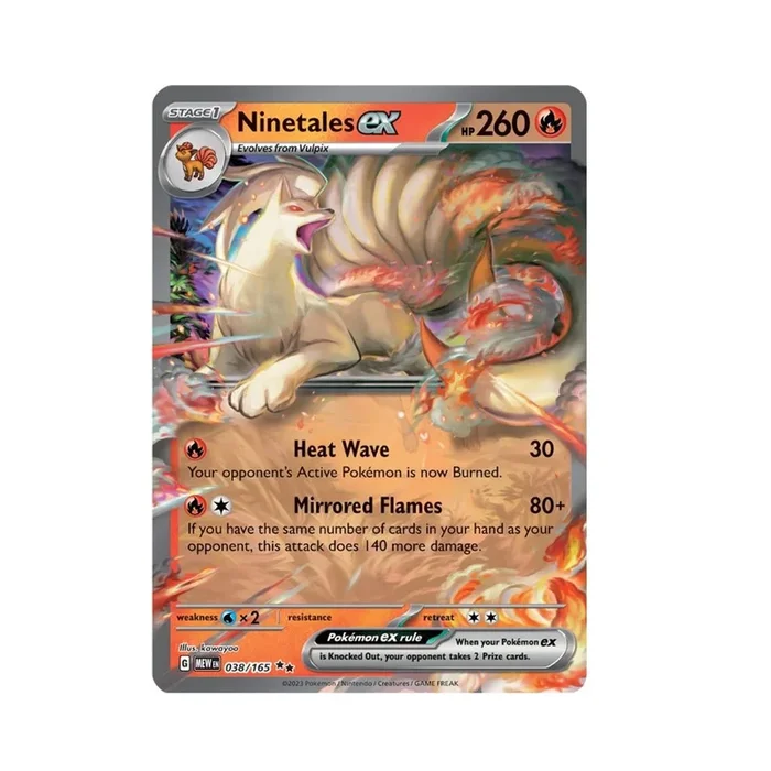 POKEMON Ninetales ex (038/165) [Scarlet & Violet 151]