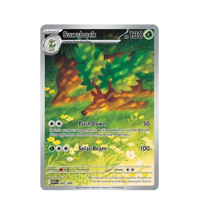 POKEMON Sawsbuck – 092/086 – SV: White Flare (WHT)