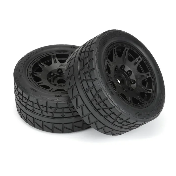Pro-Line 1/6 Menace HP BELTED 5.7″ MT Tires Mounted 24mm Raid (2) X-Maxx kraton