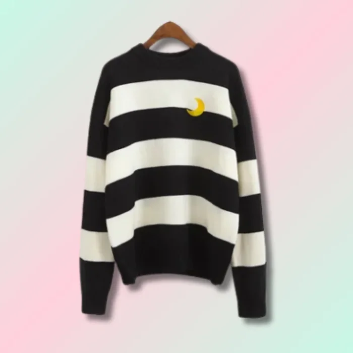 Pull Kawaii à Rayure Harajuku