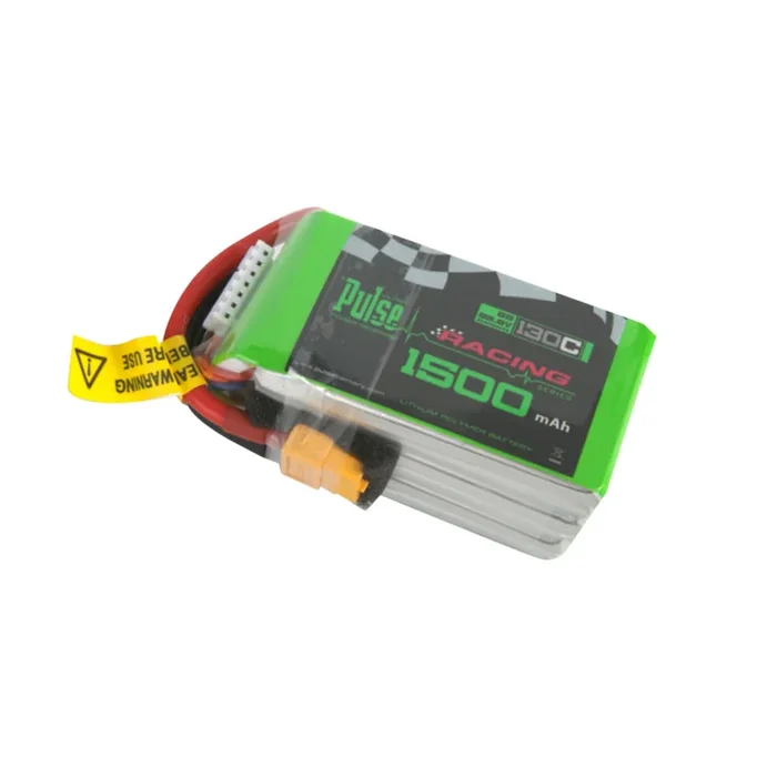 PULSE 1500mAh 130C 22.2V 6S LiPo Battery – XT60 Connector