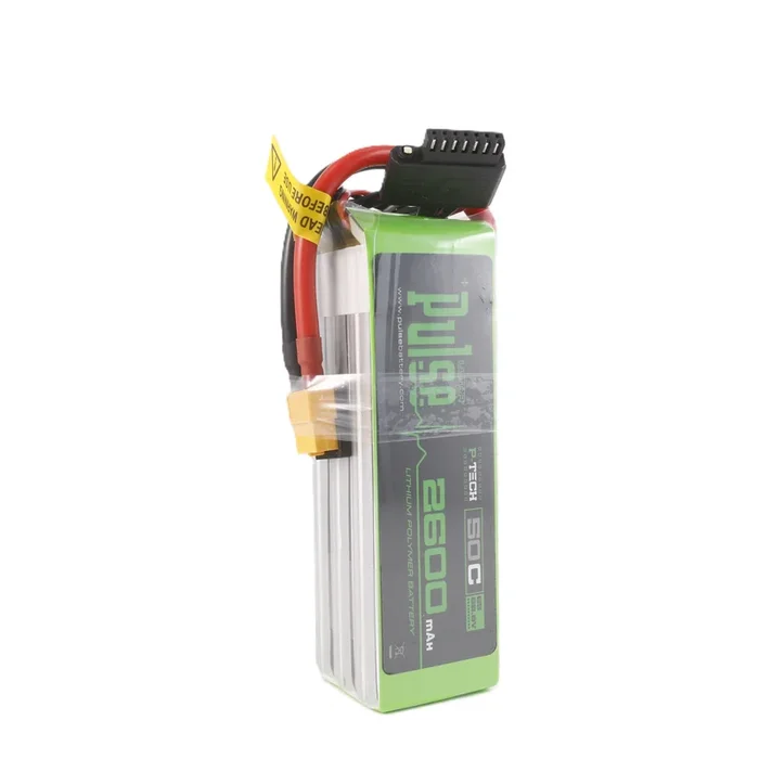 Pulse 2600mAh 50C 22.8V 6S P-Tech LiHV Battery – XT60 Connector
