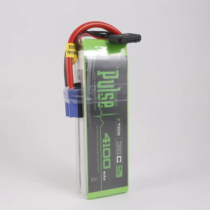 PULSE 4100mah 35C 14.8V 4S P-Tech LiPo Battery – EC5 Connector