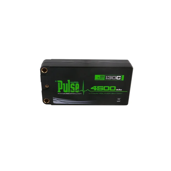 Pulse 4500mAh 130C 2S2P HV Hard Case – 5mm bullet