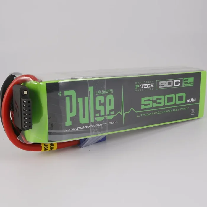 PULSE 5300mAh 50C 22.2V 6S P-Tech LiPo Battery – EC5 Connector