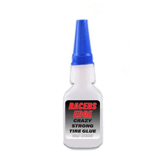 Racers Edge 5150 Crazy Strong Tire Glue, Thin 20g with Pin Cap and Tips