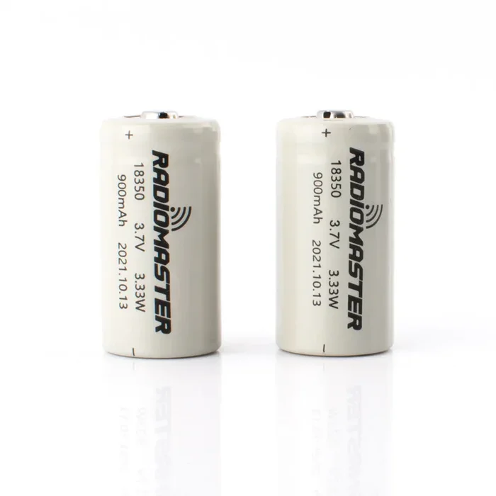 RadioMaster 900mah 3.7v Li-ion 18350 cells (2pc)