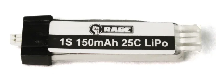 Rage RC 150mAh 1S 3.7V 15C LiPo Battery Ultra-Micro Connector