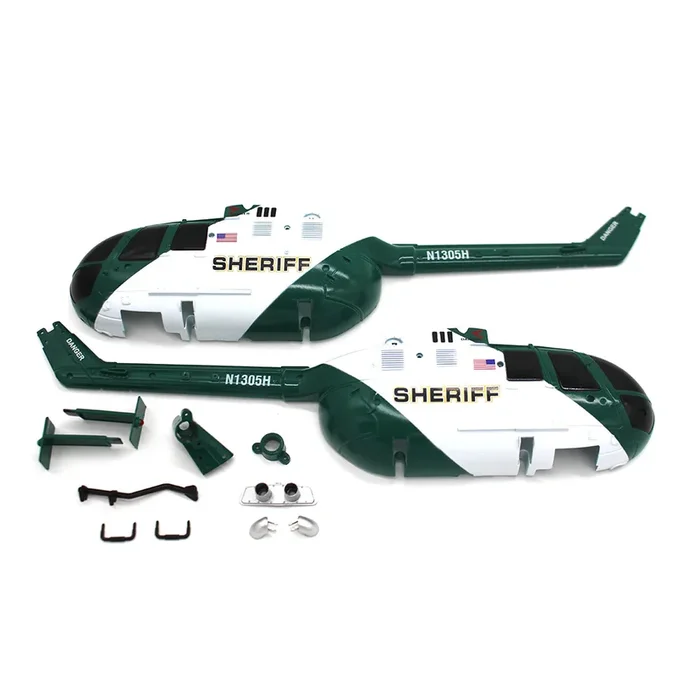 Rage RC 6081 Canopy Set for Hero-Copter – Sheriff