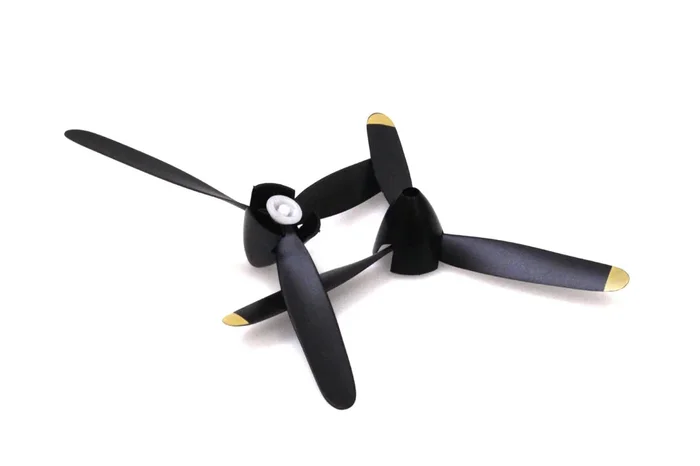 Rage RC A1329 3-Blade Propeller & Spinner Set for Spitfire (2 Pack)