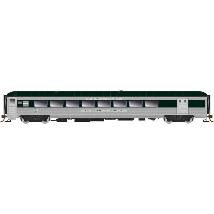 Rapido Trains 134003 HO Scale County Car with Baggage New Haven Hunter Green NH 210 Kent County