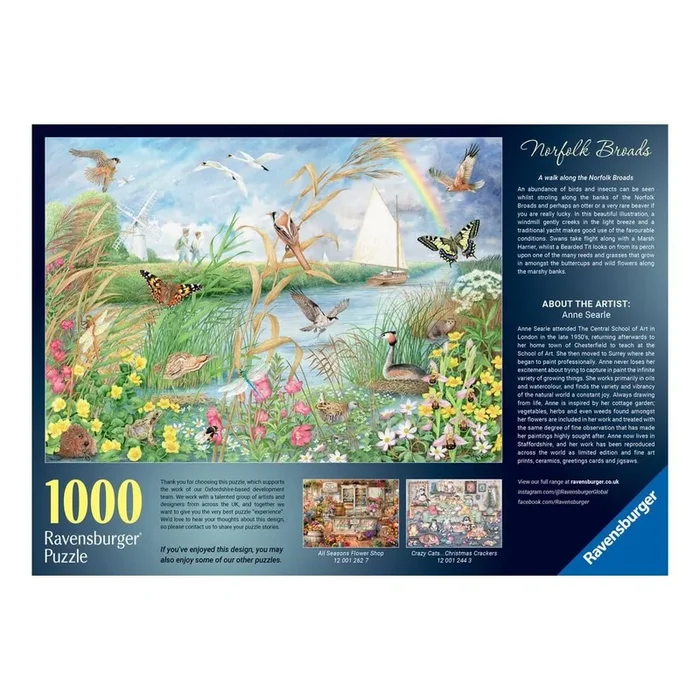 Ravensburger Norfolk Broads 1000pc Jigsaw Puzzle