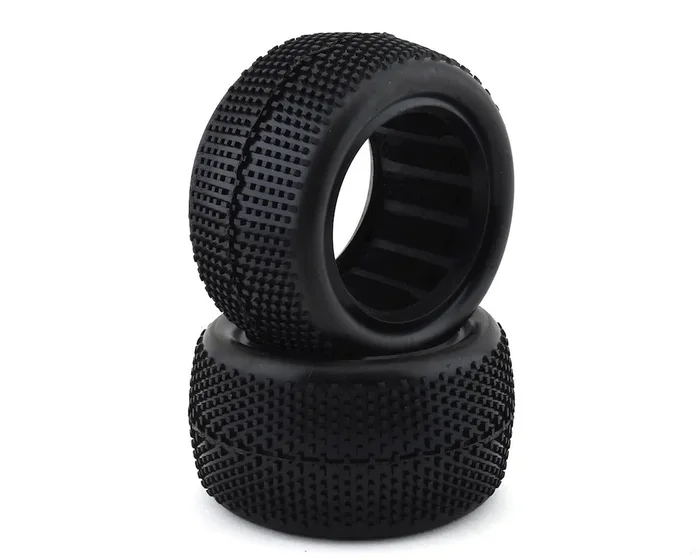 Raw Speed Super Mini 2wd 4wd Rear Buggy Tires Yellow Soft Gray Inserts 100309SG