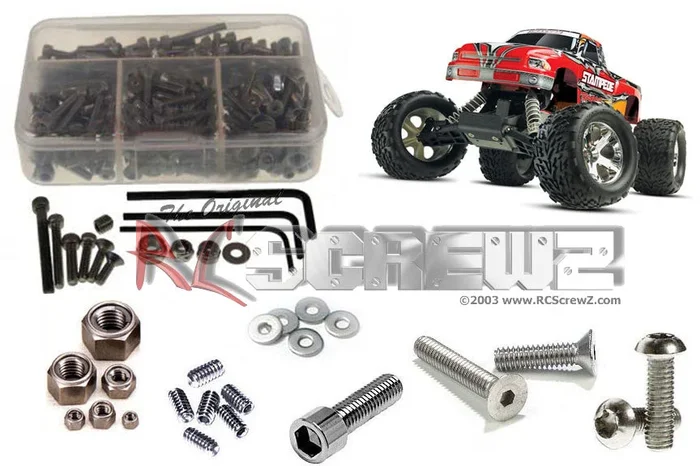 RC Screwz TRA005 Stainless Steel Screw Set for Traxxas 2WD Stampede