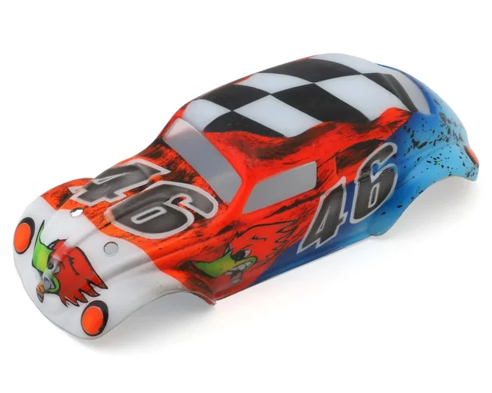 RDZ-10MRBR RadianZ Design Losi® Micro-B™ Rabitto Airbrush Pre-Painted Body (Angry Bird 46)