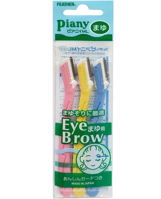 日本Feather piany ml 小眉刀-3pcs