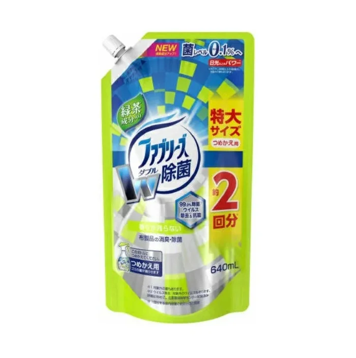 日本P&G双重消毒含绿茶成分补充装-640ml