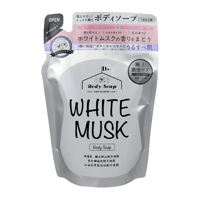 日本WHITE MUSK富士维纳斯白麝香沐浴露补充装 400ml
