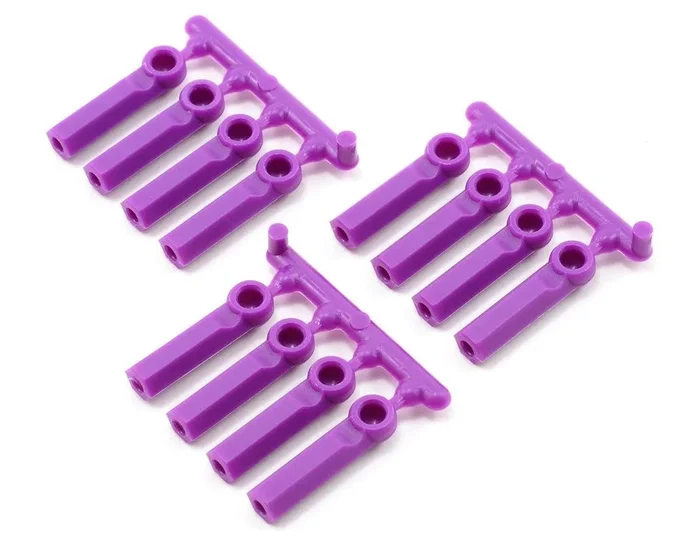 RPM 73398 Purple Long Shank Rod Ends 12 Pack