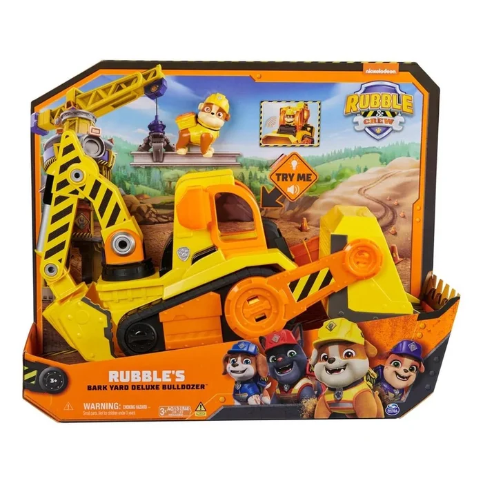 Rubble & Crew Rubble’s Barkyard Dlx Bulldozer