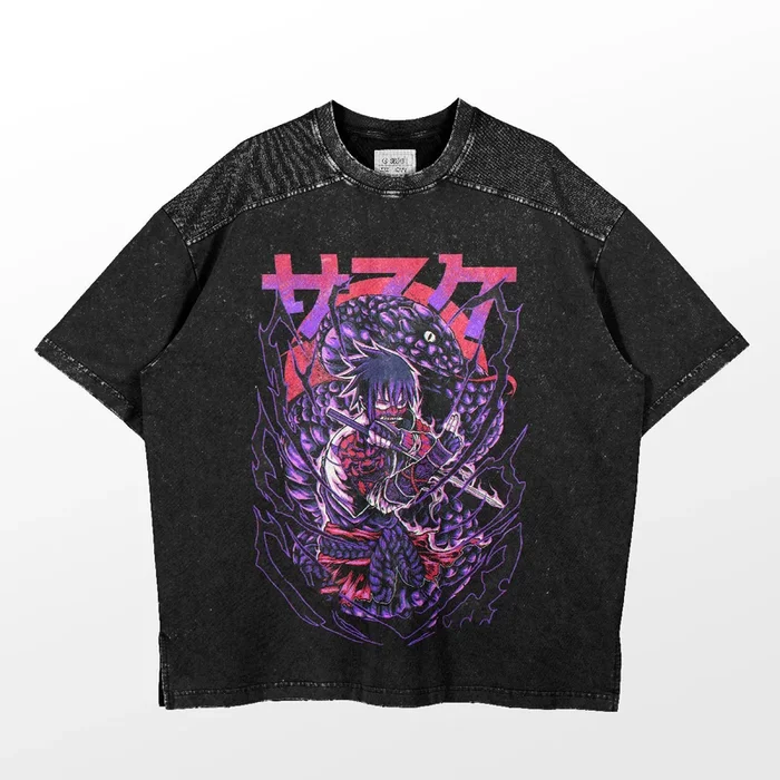 Sasuke Uchiha Orochi Form T-Shirt – Bold Naruto Shippuden Design