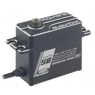 Savox SB2280SGP High Voltage Brushless Steel Gear Monster Torque Servo with Soft Start