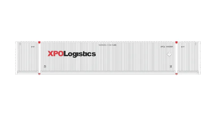 ScaleTrains 11636 HO Scale CIMC 53′ Dry Container XPO Logistics 410563