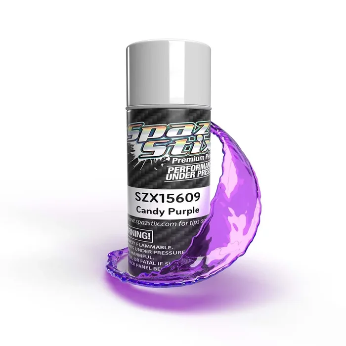 Spaz Stix Candy Purple Paint 3.5oz Can SZX15609 15609