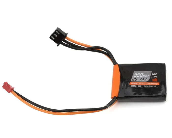 SPMX-1090 Spektrum RC 2S 30C LiPo Battery Pack (7.4V/350mAh) w/PH2.0 Connector