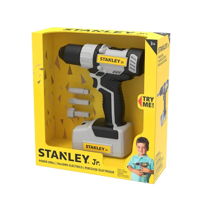 Stanley Jr. Battery Operated Drill Toy Playset