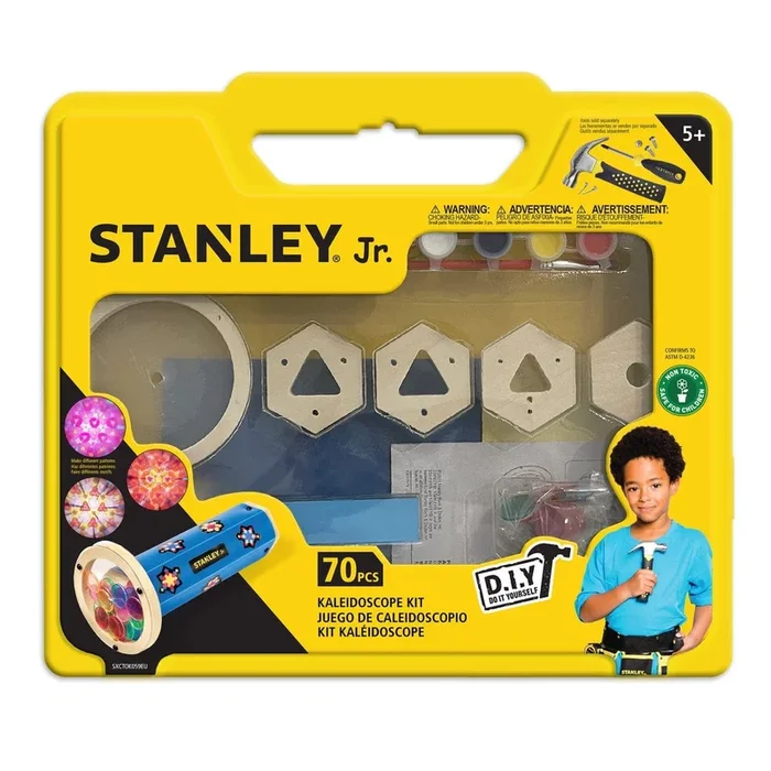 Stanley Jr Kaleidoscope Kit DIY Crafting Set for Kids Ages 6 and Up Toy Playset