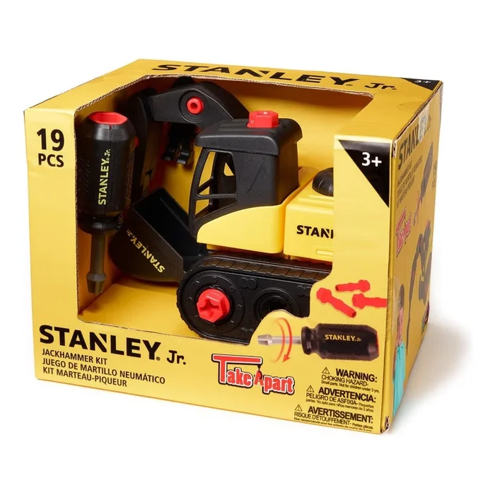 Stanley Jr Take Apart Classic Excavator Toy Playset