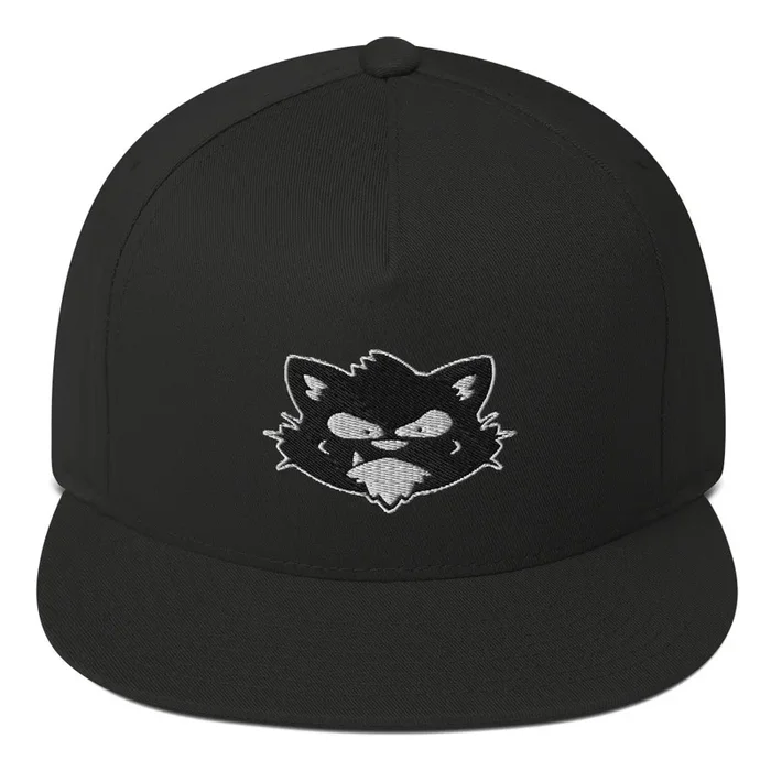 Strangecat Logo Flat Bill Cap