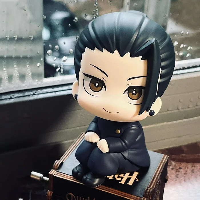 Suguru Geto Anime фигура – jujutsu kaisen suguru geto 12 см. Вращающаяся головка фигура – Коллективное аниме -фигура