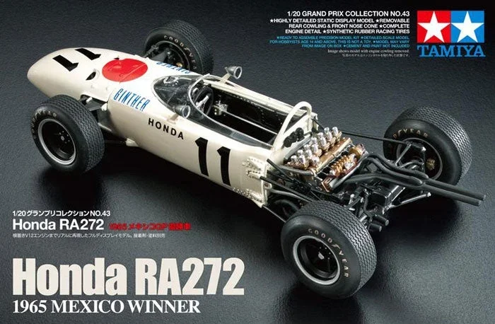 Tamiya 20043 1/20 Honda F1 RA272 Model Car Kit