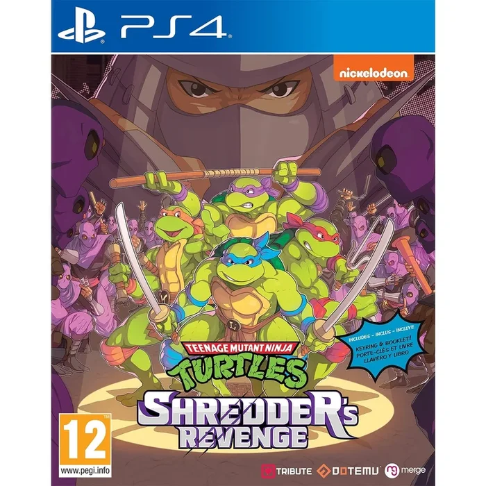 Tmnt Shredders Revenge – Playstation 4 Game With Keyring