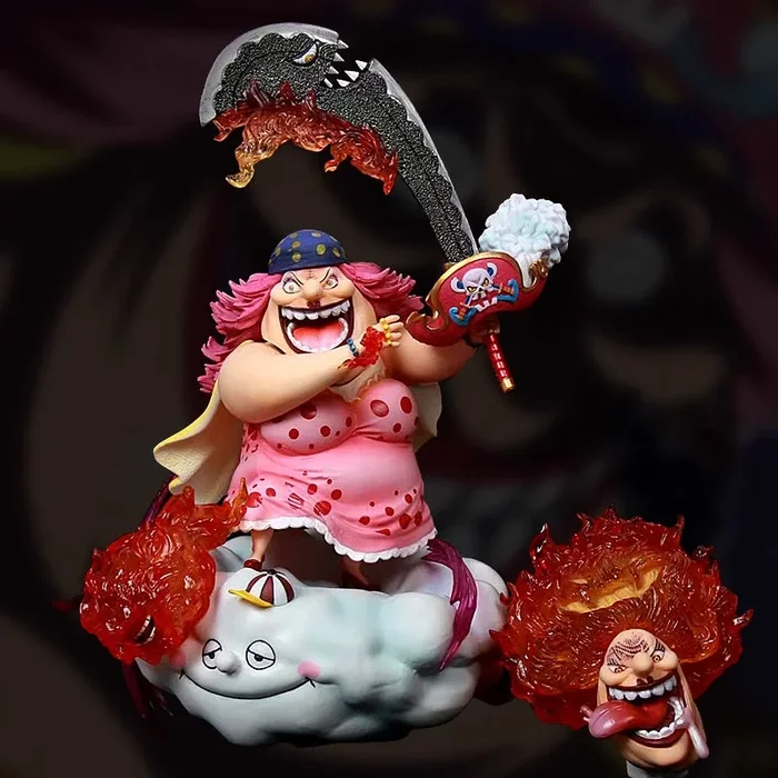 تمثال Big Mom Action – 28 سم مع تأثيرات نارية والسيف الديناميكي ، الطبعة المحدودة – قطعة واحدة قابلة للتحصيل