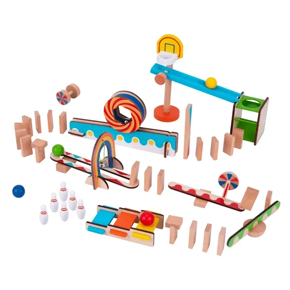 Tooky Toy’s Wooden Domino Run