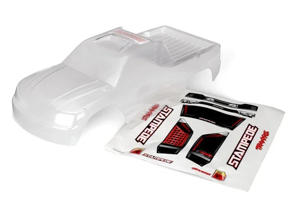 Traxxas 3617 Clear Body with Decals for Stampede 2WD