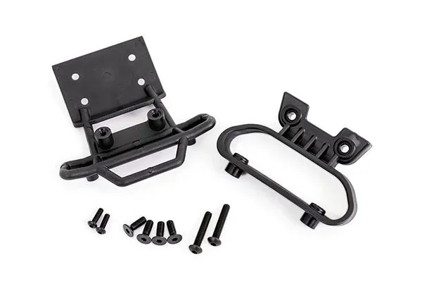 Traxxas 3630 Black Front Bumper for 2WD Bigfoot No. 1 with Light Kit