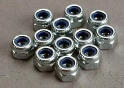 Traxxas TRA2745 Nuts, 3mm nylon locking (12)