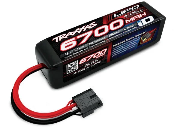 Traxxas TRA2890X 6700mAh 14.8v 4-Cell 25C LiPo Battery