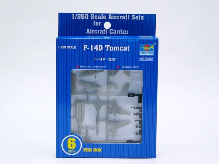 Trumpeter Scale Models 6220 1/350 F-14D Tomcat Aircraft Set Model Kit