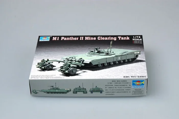 Trumpeter Scale Models 7280 1/72 M1 Abrams Mine Clearing Tank Model Kit